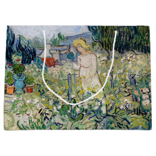 Sacola Para Presentes Grande Vincent van Gogh - Srta. Gachet em seu jardim