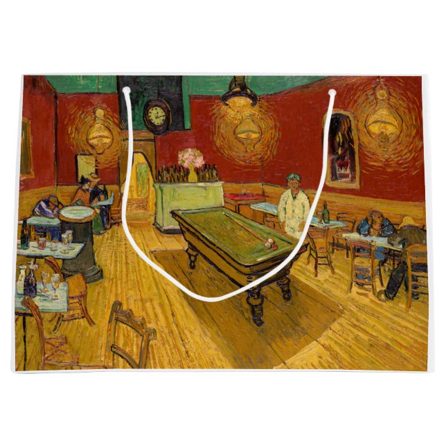 Sacola Para Presentes Grande Vincent van Gogh - The Night Cafe (Frente)
