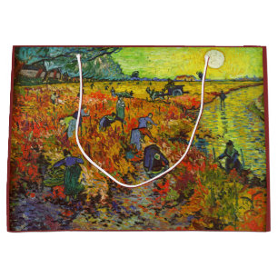 Sacola Para Presentes Grande Vincent van Gogh - The Red Vineyards