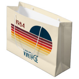 Sacola Para Presentes Grande Vintage 1984 - Stripe Retroativa Sun