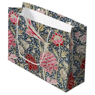 Sacola Para Presentes Grande Vintage Floral Pattern, William Morris