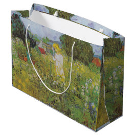 Sacola Para Presentes Grande Vintage Van Gogh Marguerite Gachet no Jardim L