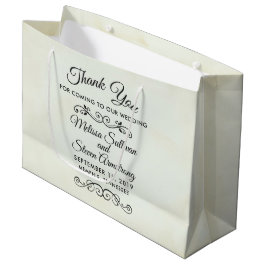 Sacola Para Presentes Grande Vintage Vidoso Casamento de Tema Ocidental