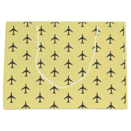 Sacola Para Presentes Grande Voo de Avião Aviário Mínimo