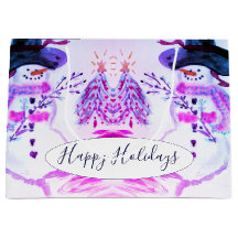 Watercolor Snowman Themed