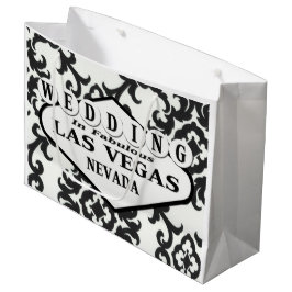 Sacola Para Presentes Grande WEDDING Em Las Vegas Gift Bag