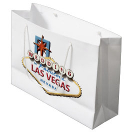 Sacola Para Presentes Grande WEDDING Em Las Vegas Gift Bag
