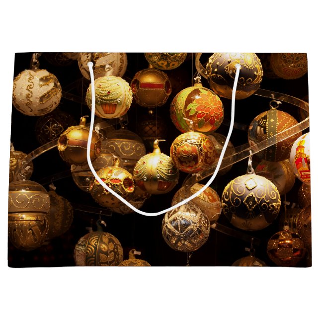 Sacola Para Presentes Grande Weihnachtsmarkt (Frente)