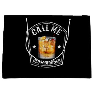 Sacola Para Presentes Grande Whiskey me chama de velho moído