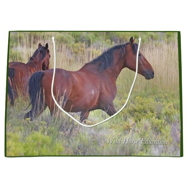 Sacola Para Presentes Grande Wild Stallion Gift Bag (Frente)