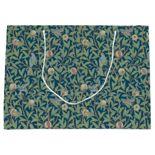Sacola Para Presentes Grande William Morris "Bird and Pomegranate"
