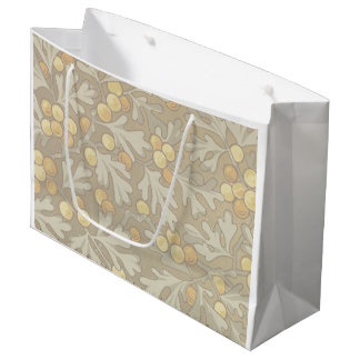 Sacola Para Presentes Grande William Morris Oak e Acorn Gift Bag