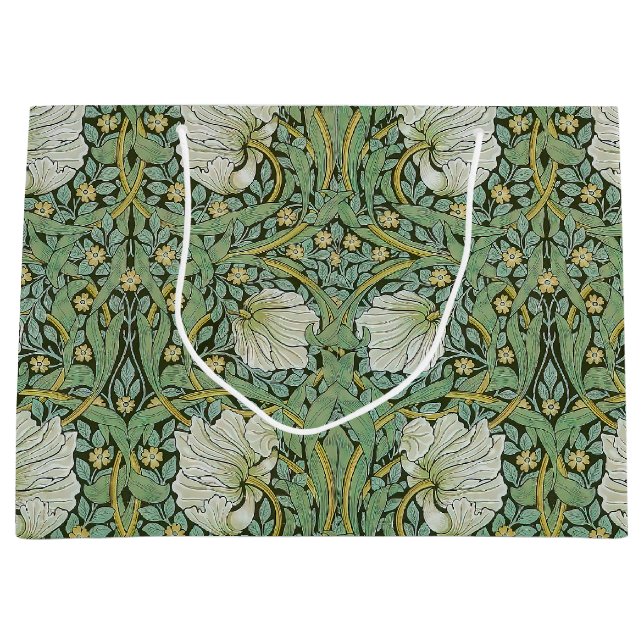 Sacola Para Presentes Grande William Morris - Pimpernel (Frente)
