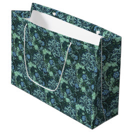 Sacola Para Presentes Grande William Morris Seaweed Pattern