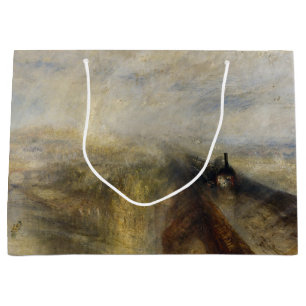 Sacola Para Presentes Grande William Turner - Chuva, Vapor e Velocidade