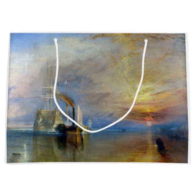 Sacola Para Presentes Grande William Turner - O Temerário de Luta (Frente)