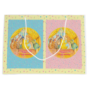 Sacola Para Presentes Grande winnie the pooh large presentbag - garota