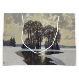 Sacola Para Presentes Grande Winter (por Vilhelms Purvitis)