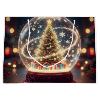 Sacola Para Presentes Grande Winter Wonderland Gift Bag