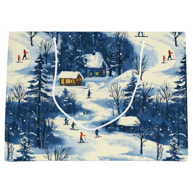 Sacola Para Presentes Grande Wonderland (Frente)