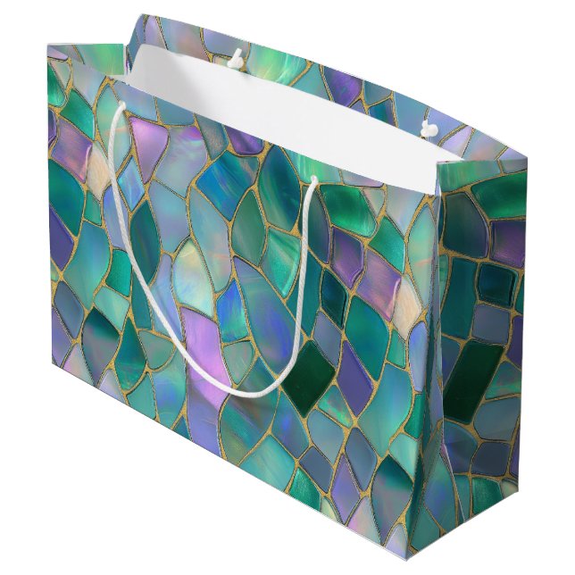 Sacola Para Presentes Grande Wrapping Paper Medium Gift Bag (Verso inclinado)