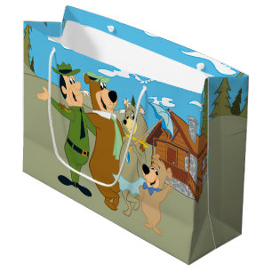 Sacola Para Presentes Grande Yogi Bear e Amigos Warm Bem-vindos