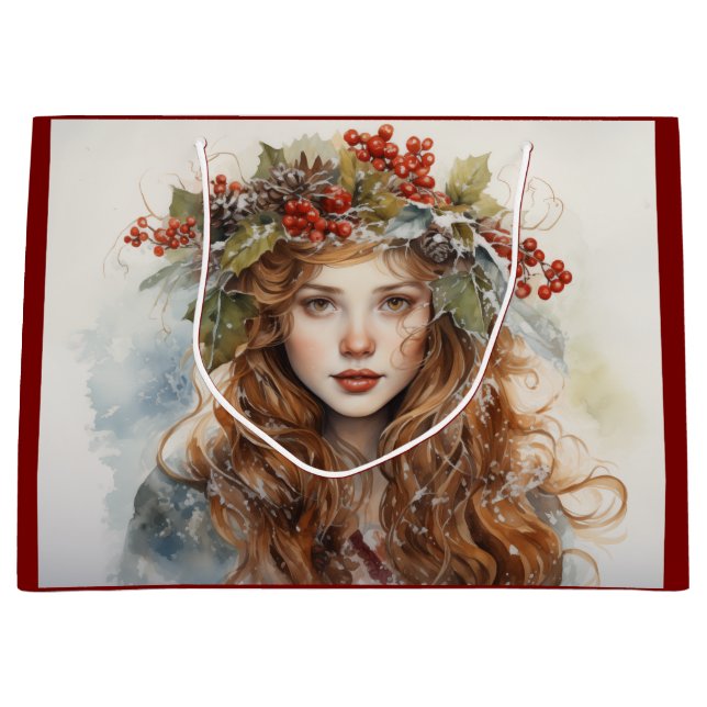 Sacola Para Presentes Grande Yule Maiden (Frente)