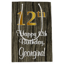 12 Aniversário: Elegante Faux Dourado Look #, Faux