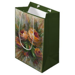 Sacola Para Presentes Média 315 Rosas