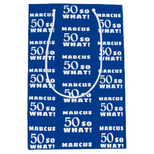 Sacola Para Presentes Média 50, então, o que é engraçado citar Typografia 50º