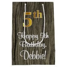 5 Aniversário: Elegante Faux Dourado Look #, Faux 