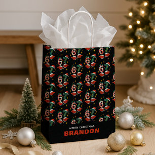Sacola Para Presentes Média 67 Meme Seis Sete Natal Nome das Crianças