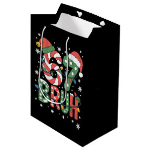 Sacola Para Presentes Média 67 Seis Sete Bruh Natal Engraçado 6 7 Meme