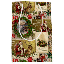 Sacola Para Presentes Média A Happy Christmas Tide