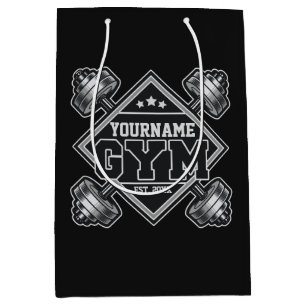 Sacola Para Presentes Média Academia de Levantamento de Peso em Casa Crossfit