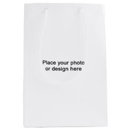 Sacola Para Presentes Média adicionar seu design