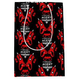 Sacola Para Presentes Média Agente Especial Kid