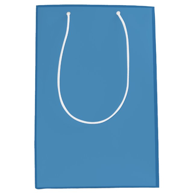 Sacola Para Presentes Média Água Azul (Frente)