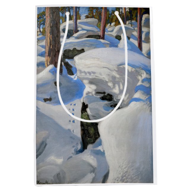 Sacola Para Presentes Média Akseli Gallen-Kallela - Leão do Lynx (Frente)