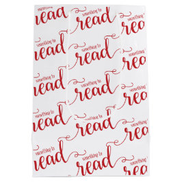 Sacola Para Presentes Média Algo para ler 4 Tema presente