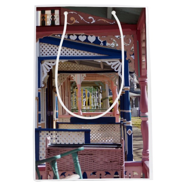 Sacola Para Presentes Média Algodão após alagem - Vinha de Martha (Frente)