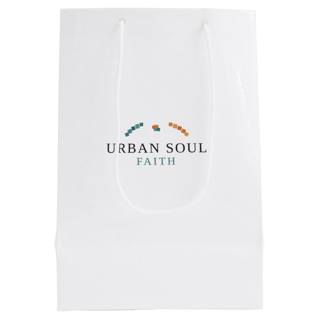 Sacola Para Presentes Média Alma Urbana Fé   (Verso)