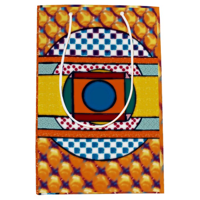 Sacola Para Presentes Média Alvo (Frente)