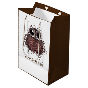 Sacola Para Presentes Média Amantes De Café