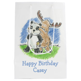 Sacola Para Presentes Média Amigos de Furto Peek-a-Boo Saco de Presente Médio