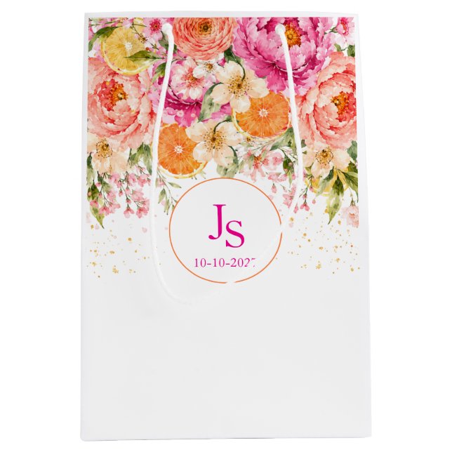 Sacola Para Presentes Média Amor à Primeira Spritz (Frente)