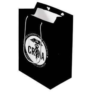 Sacola Para Presentes Média Anestesista de Enfermeira Registrada Certificada C