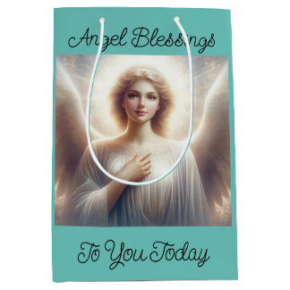 Sacola Para Presentes Média Angel Blessings Gift Bag