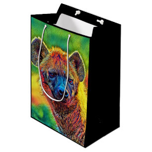 Sacola Para Presentes Média AnimalColor_Hyena_001_by_JAMColors