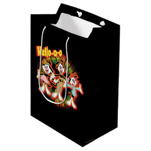 Sacola Para Presentes Média Animaniacs   Gráfico do Equalizador Retroativo Alô